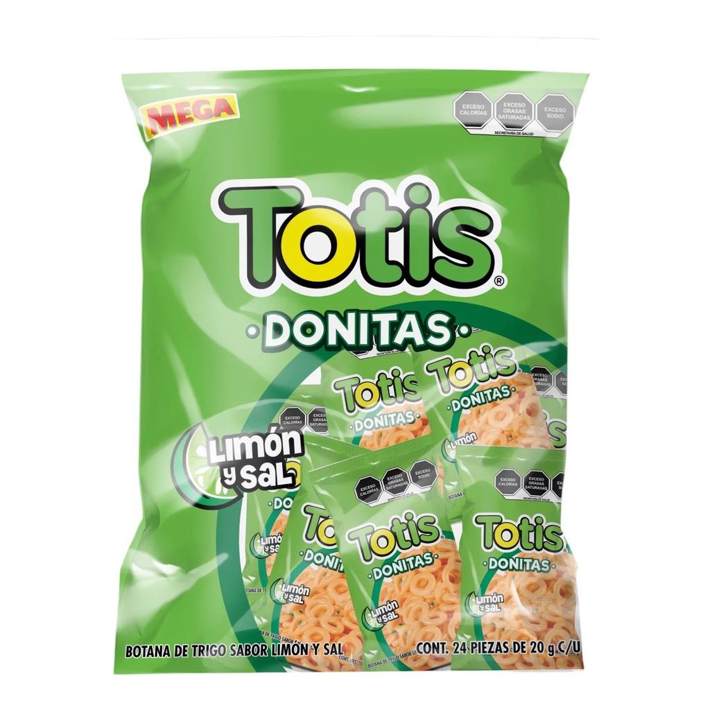 Totis Mega Sal y Limon C/24 | PartyStore